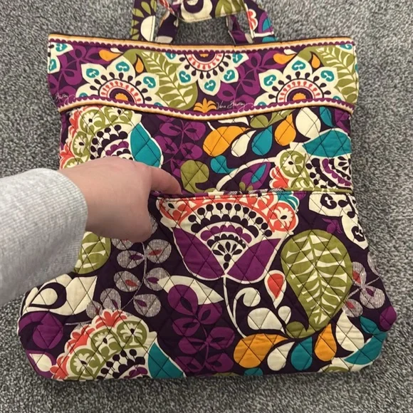 Very Bradley Plum Crazy Cross Body Bag - Picture 6 of 6